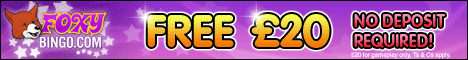 Foxy Bingo - ¡ê20 free bingo bonus